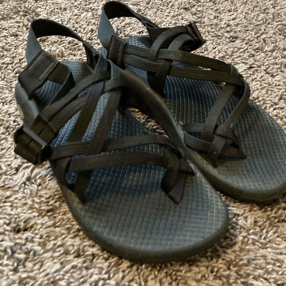 Black Double Strap Chacos